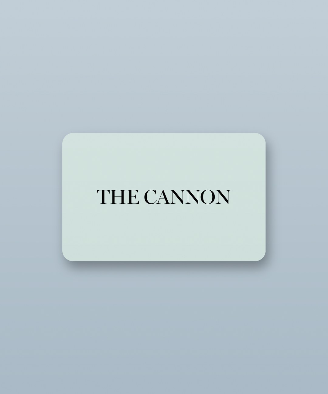The Cannon mint gift card