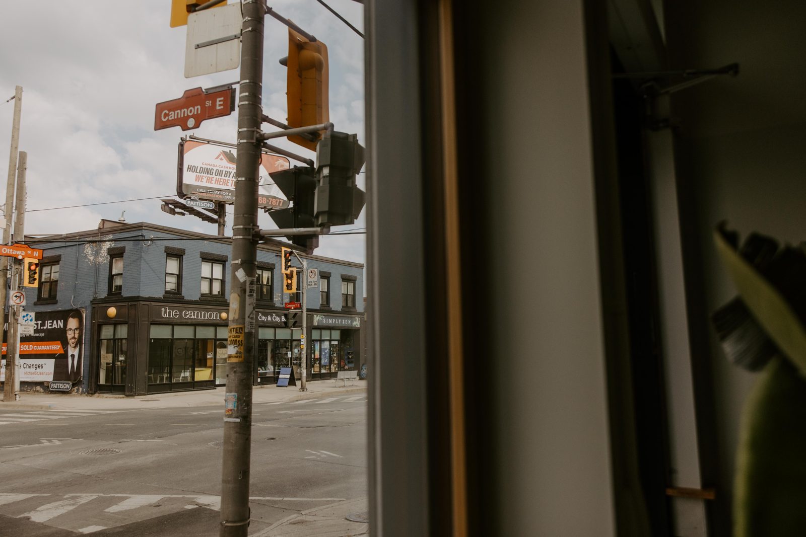 The corner of Cannon and Ottawa Street